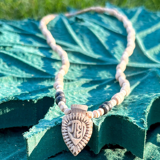 Long Radha Naam Locket Tulsi Mala