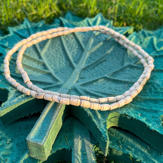 2 Round, Long Beads Tulsi Kanthi Original