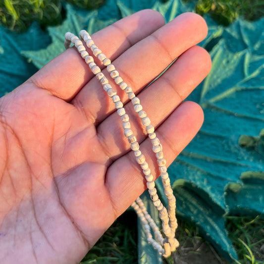 2 Round, Round Pure Tulsi Beads Kanthi Original
