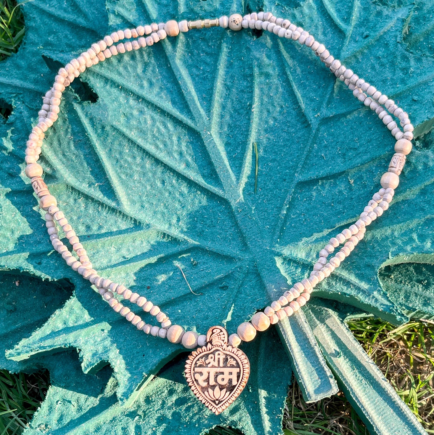 Sri Ram Naam Locket Tulsi Mala