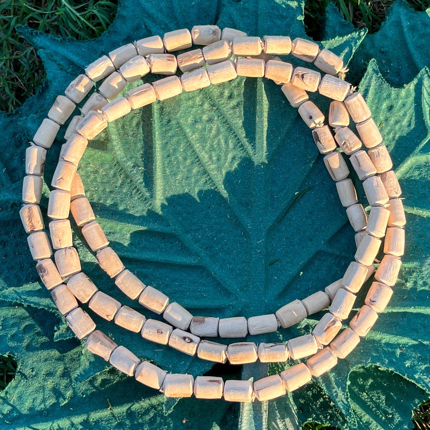 3 Round, Long Beads Tulsi Kanthi Original