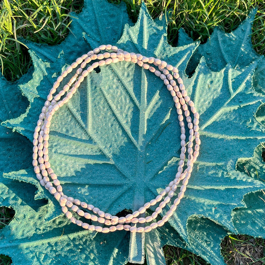 3 Round, Mridanga shape Beads Tulsi Kanthi Original