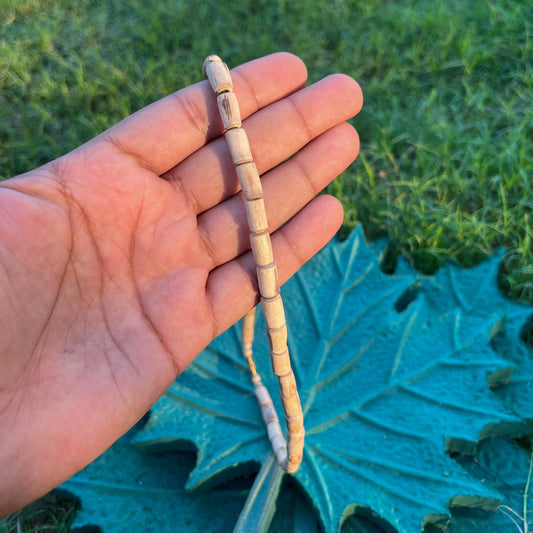 1 Round, Drum long Beads Tulsi Kanthi Original
