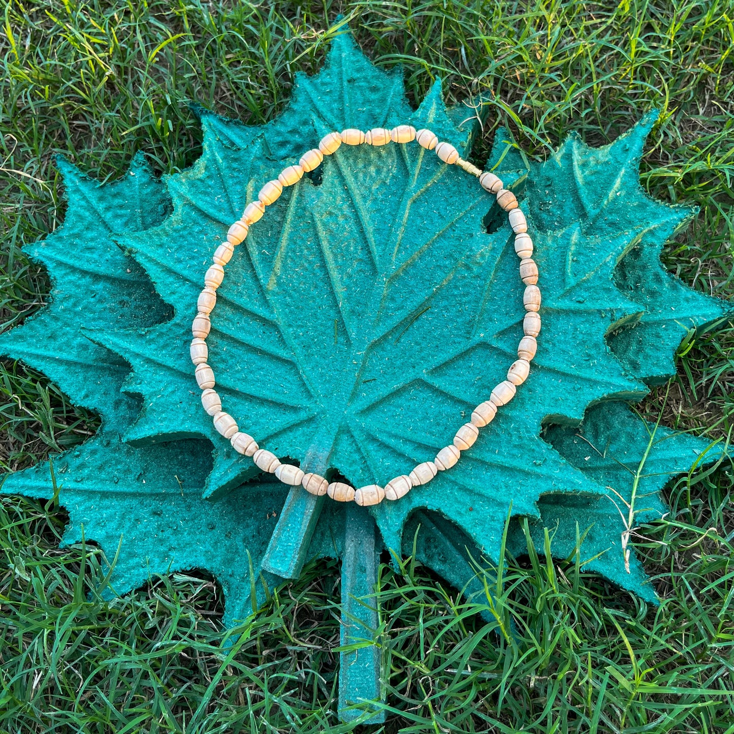 1 Round, Mridanga Shape Beads Tulsi Kanthi Original