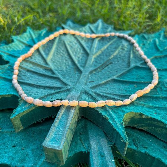 1 Round, Mridanga long Beads Tulsi Kanthi Original